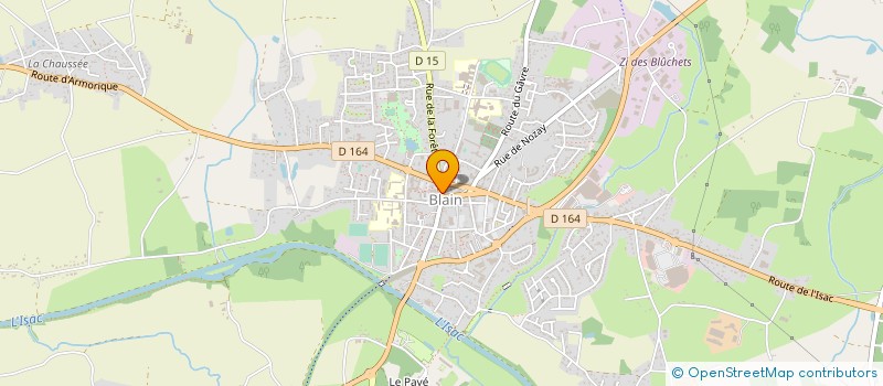 localisation de l'entreprise EURL COTE COUPE  BLAIN