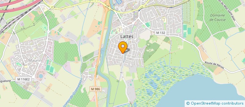 localisation de l'entreprise EURL COTE TRAVAUX à LATTES