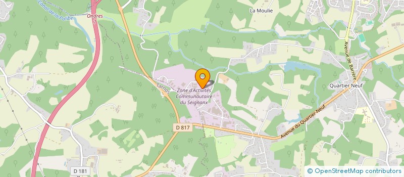 localisation de l'entreprise EURL COTO à SAINT-MARTIN-DE-SEIGNANX