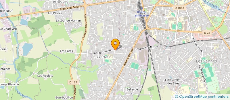 localisation de l'entreprise EURL COTTIN  PERONNAS