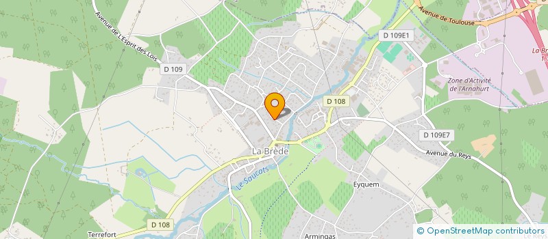 localisation de l'entreprise EURL COUGAR PROTECTION à LA BREDE