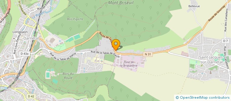 localisation de l'entreprise EURL COULIS  SAINT-JACQUES-SUR-DARNETAL