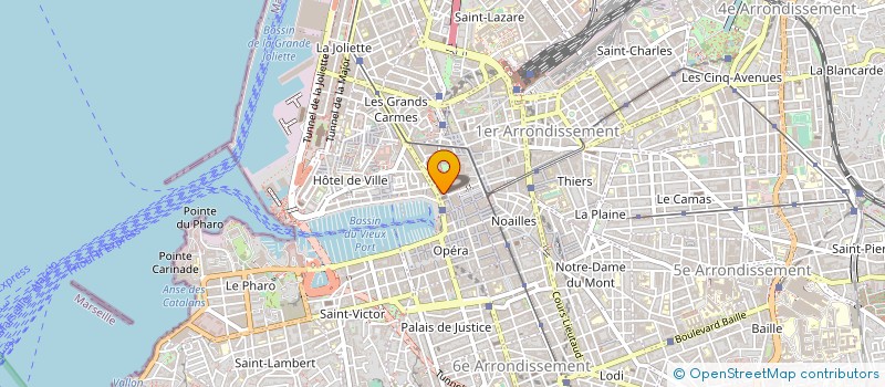 localisation de l'entreprise EURL COURSES TOUTES EXPEDITIONS à MARSEILLE