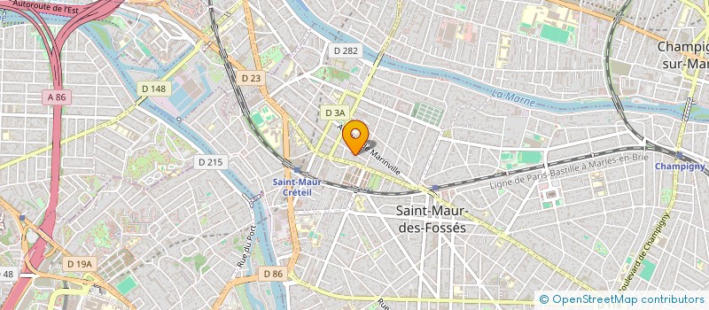 localisation de l'entreprise EURL COURTAGE & FINANCEMENT à SAINT-MAUR-DES-FOSSES