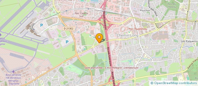 localisation de l'entreprise EURL COURTAGE GIRONDIN ASSURANCES  MERIGNAC