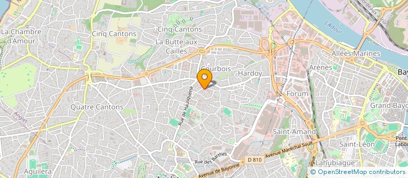 localisation de l'entreprise EURL COUSIN  ANGLET