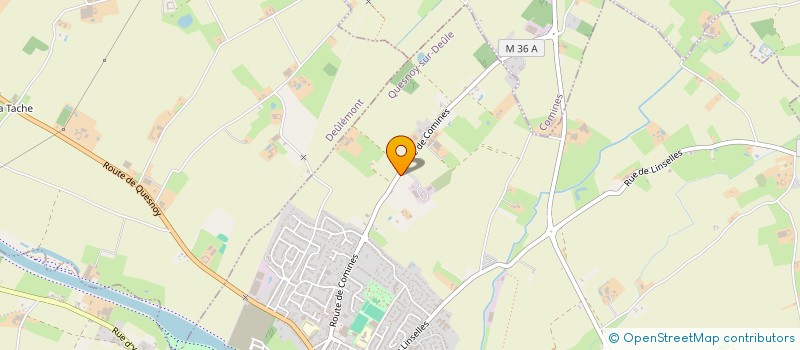 localisation de l'entreprise EURL COUSIN TRANS LOC  QUESNOY-SUR-DEULE