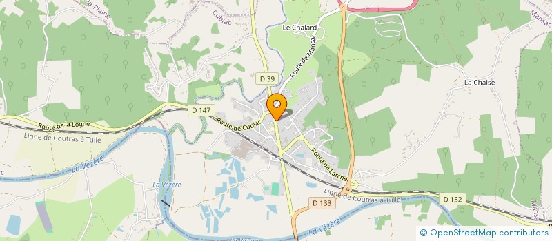 localisation de l'entreprise EURL COUSTENOBLE  MANSAC