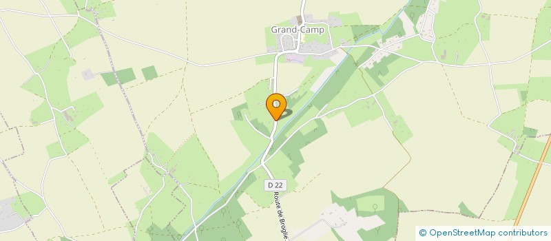 localisation de l'entreprise EURL COUVERTURE TESSIER  GRAND-CAMP