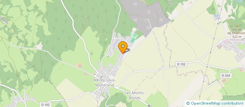 localisation de l'entreprise EURL COUVRE TOIT ETANCHEITE  LES MONTS-RONDS