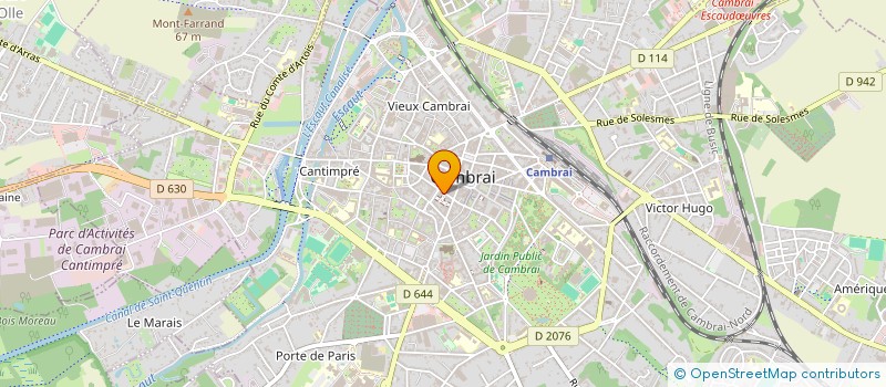 localisation de l'entreprise EURL COZY à CAMBRAI