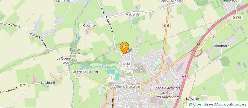 localisation de l'entreprise EURL CP2M à VILLERS-BOCAGE