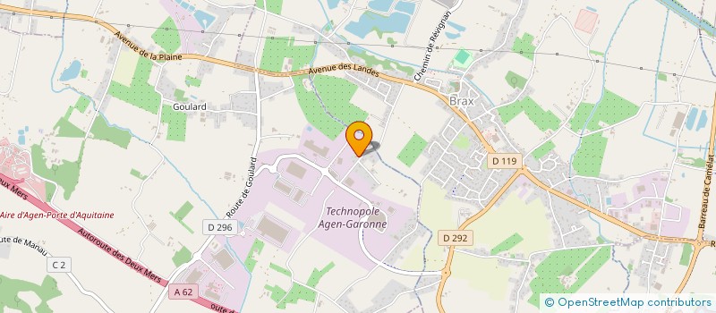 localisation de l'entreprise EURL CPH ELECTRICITE  SAINTE-COLOMBE-EN-BRUILHOIS