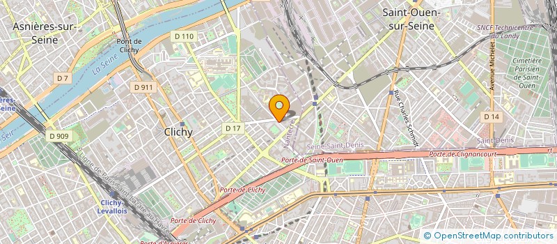 localisation de l'entreprise EURL CPIA à CLICHY