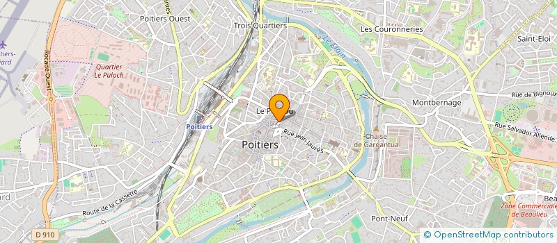 localisation de l'entreprise EURL CPM  POITIERS