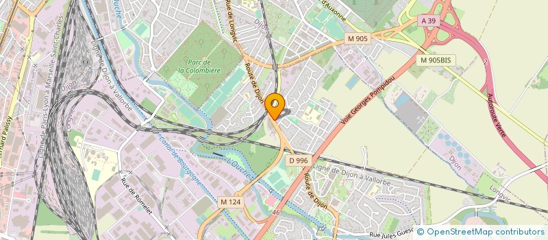 localisation de l'entreprise EURL CREA TECH'3D à LONGVIC
