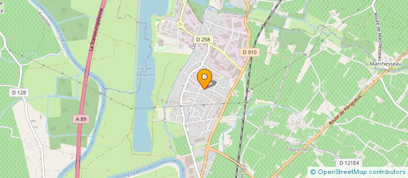 localisation de l'entreprise EURL CREAPAINT à LIBOURNE