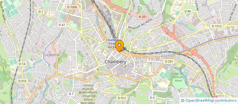 localisation de l'entreprise EURL CREATIVE DENTAL à CHAMBERY