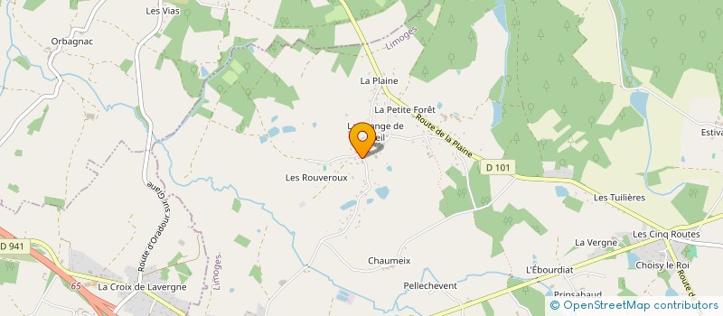 localisation de l'entreprise EURL CREIGNOU COUVERTURE  VEYRAC