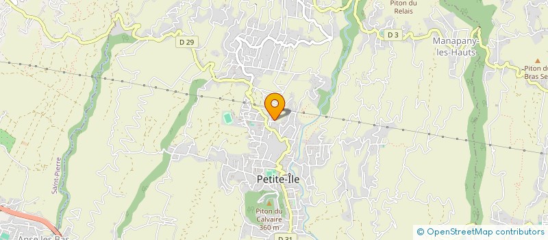 localisation de l'entreprise EURL CREOL'ILE  PETITE-ILE