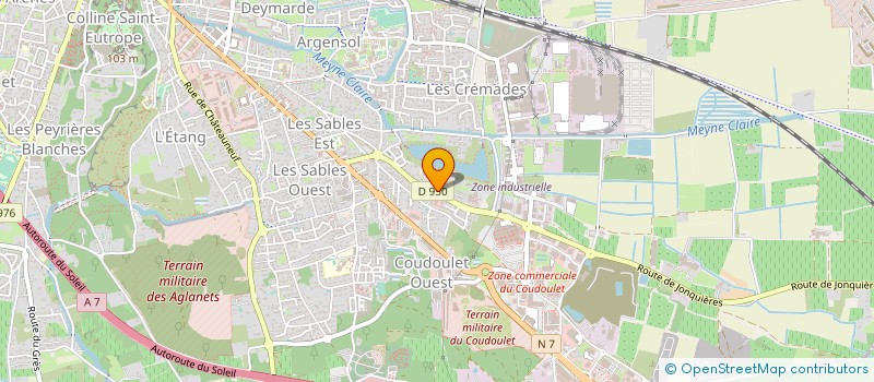 localisation de l'entreprise EURL CRETALLAZ  ORANGE