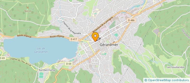 localisation de l'entreprise EURL CRETU à GERARDMER