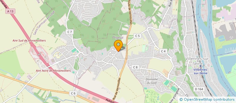 localisation de l'entreprise EURL CRIBEL RENOVATION  ORGEVAL