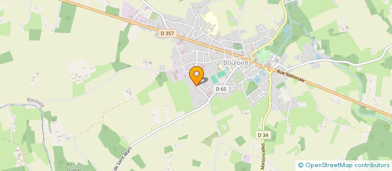 localisation de l'entreprise EURL CRIVER à BOULOIRE