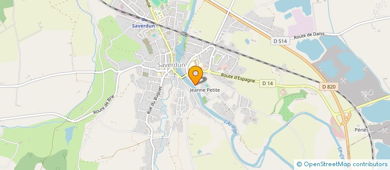 localisation de l'entreprise EURL CRMP à SAVERDUN