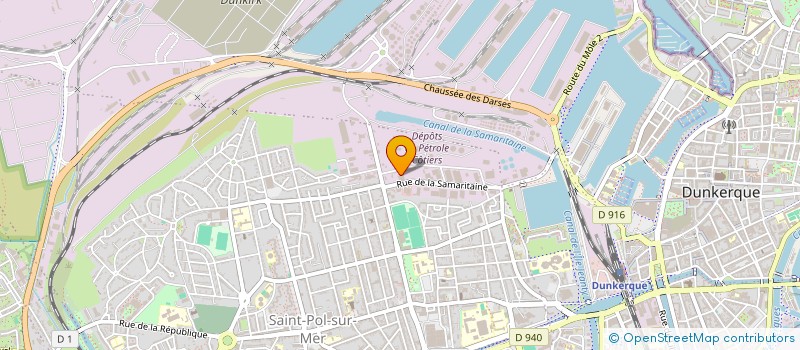 localisation de l'entreprise EURL CROIN AUGUSTIN à DUNKERQUE