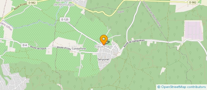 localisation de l'entreprise EURL CROIX DE MARTHE  FLAUX