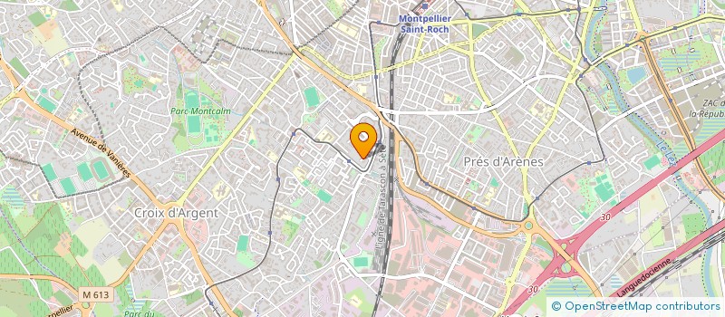 localisation de l'entreprise EURL CROUZET JOEL à MONTPELLIER