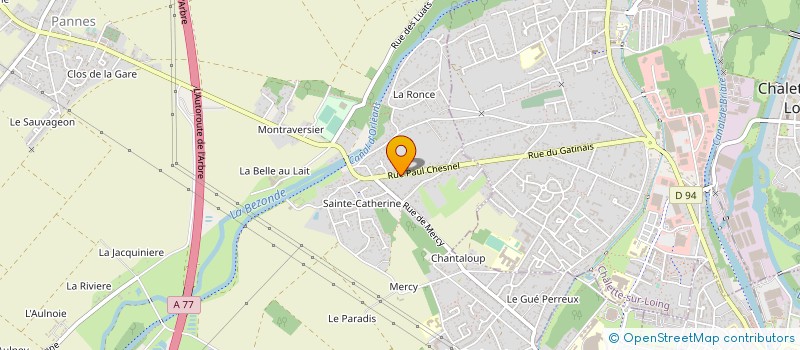 localisation de l'entreprise EURL CUIR ET TECHNIQUE à PANNES