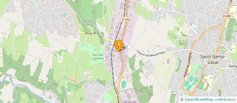 localisation de l'entreprise EURL CUISINELLALPES EN TOUTE LIBERTE à CHAPONOST