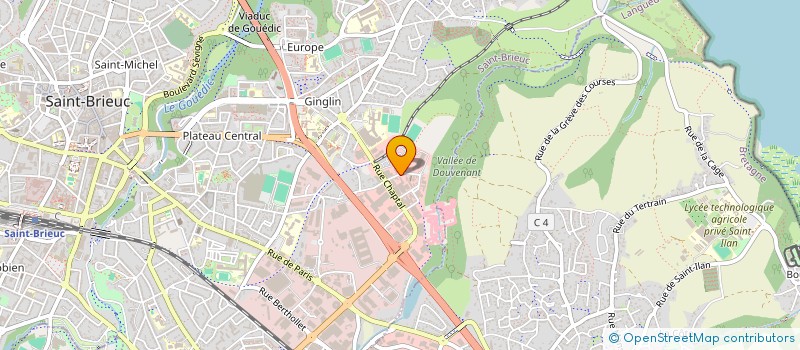 localisation de l'entreprise EURL CUISINES ET REVES 22 à SAINT-BRIEUC