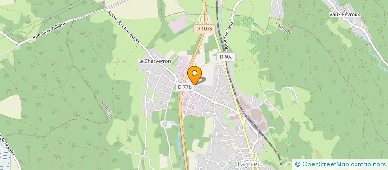 localisation de l'entreprise EURL CUISINES PERRET  LAGNIEU