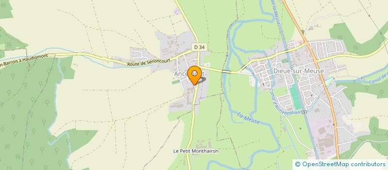 localisation de l'entreprise EURL CURTO ASSISTANCE CHAUFFAGE à ANCEMONT