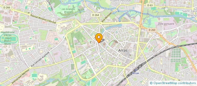 localisation de l'entreprise EURL CYBEGA à ARRAS