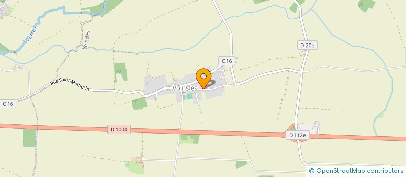 localisation de l'entreprise EURL CYPRUM-FONDA  VOINSLES