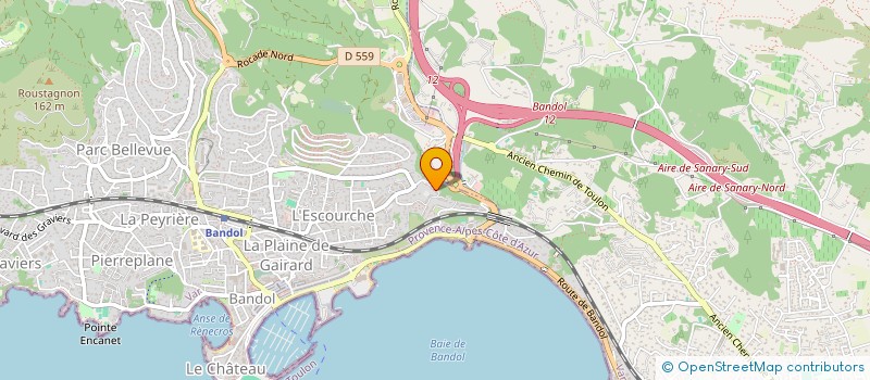 localisation de l'entreprise EURL CYRIEN à BANDOL