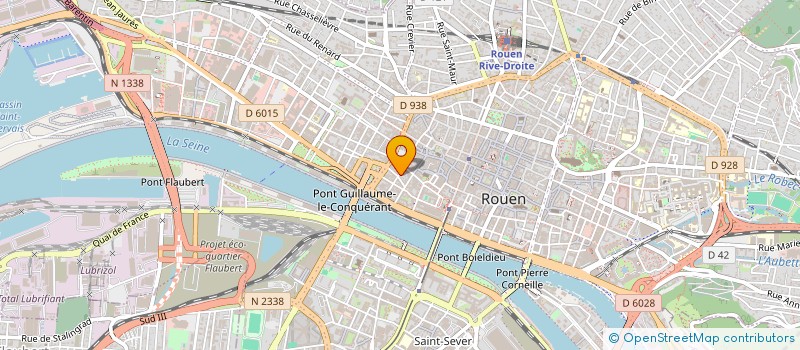 localisation de l'entreprise EURL D ARCHITECTURE ARCHITOM à ROUEN