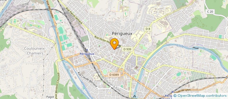 localisation de l'entreprise EURL D'ARCHITECTURE NIBOYET à PERIGUEUX