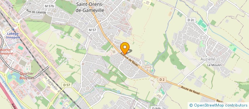 localisation de l'entreprise EURL D.COURDIL  SAINT-ORENS-DE-GAMEVILLE