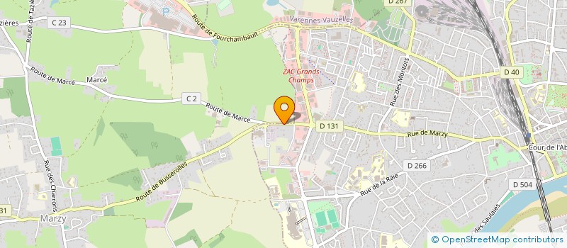 localisation de l'entreprise EURL D'EXPLOITATION DES ETS RAMEAU à NEVERS