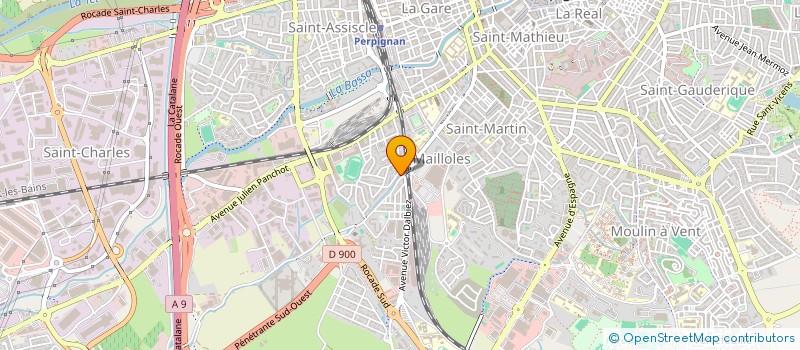 localisation de l'entreprise EURL D'EXPLOITION DES ETS PAILLARD à PERPIGNAN