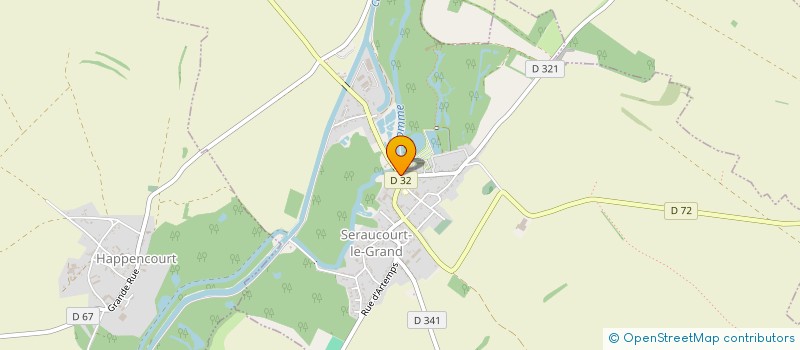 localisation de l'entreprise EURL D.F à SERAUCOURT-LE-GRAND
