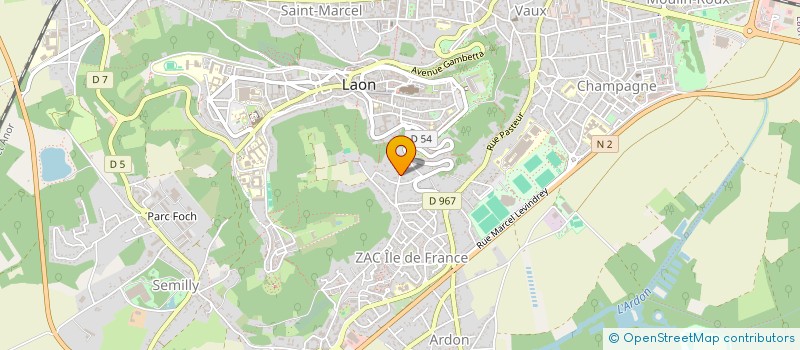 localisation de l'entreprise EURL D.K.L à LAON