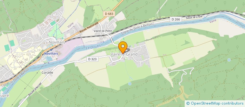 localisation de l'entreprise EURL D RENOVATION  THISE