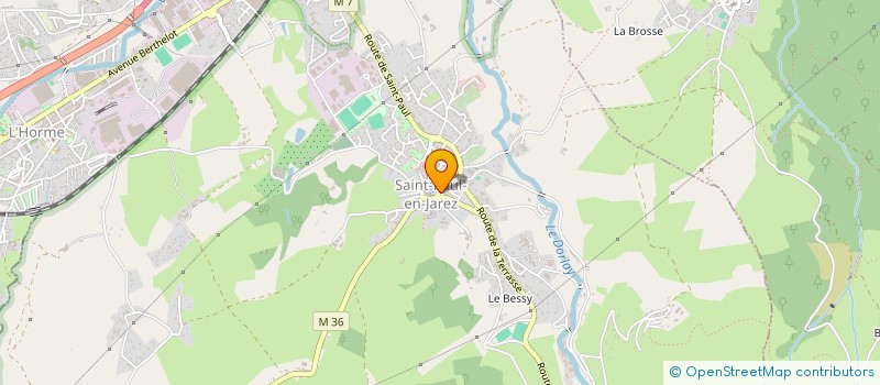 localisation de l'entreprise EURL DA SILVA FERREIRA  SAINT-PAUL-EN-JAREZ