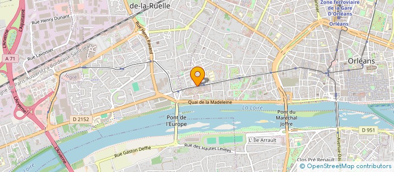 localisation de l'entreprise EURL DABA BEAUTE ET BIEN ETRE à ORLEANS
